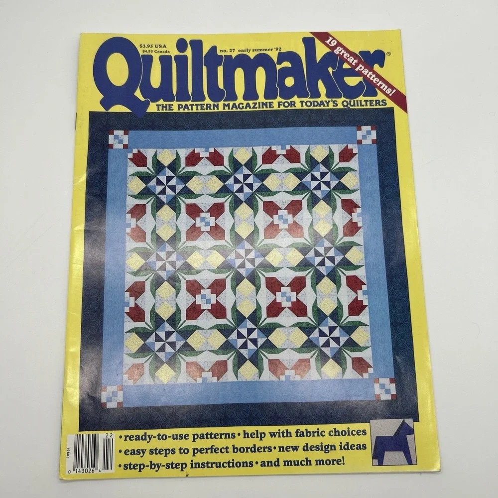 Vintage Quiltmaker Magazine No 27 Early Summer 1992 Quilt Patterns Designs Ideas